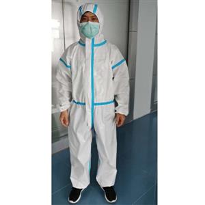 Disposable Protective Coverall Clothing Medical Isolation Suit Attached Hood (No Foot Cover)N20195