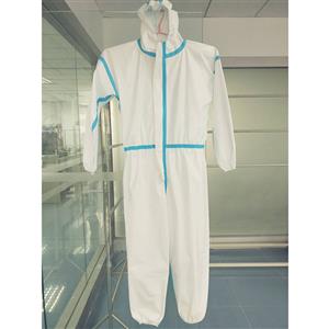 Disposable Protective Coverall Clothing Medical Isolation Suit Attached Hood (No Foot Cover)N20195
