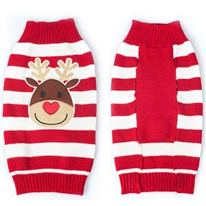 Pet Cartoon Christmas Elk Dog Sweater N12271