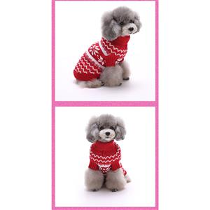 Christmas Themed Festive Reindeer Dog Sweater N12275