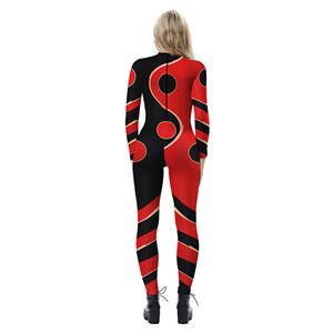 New Product Dragon Bug 3D Printed High Neck Long Bodycon Jumpsuit Halloween Costume N21251