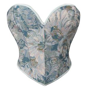 Floral Print Corset, Strapless Body Shaper, Women's Fashion, Elegant Corset, Shapewear, Waist Trainer, Fashion Accessory, Body Shaping, Stylish Undergarment, Comfortable Corset #N23759
