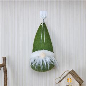 Round Green Faceless Doll Plush Toy Gift Small Pendant Christmas Decoration Accessory XT19889