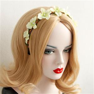 Fairy Green Flowers Daily Life Hair Clasp J12836