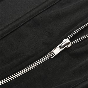 Retro Fantasies Black Backless Strapless 11 Plastic Bones Zipper Underbust Corset N22678