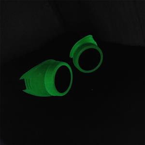 Fashion Black Lens Green Luminous Frame Glasses Cosplay Party Goggles MS19746