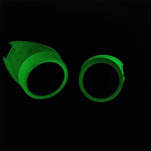 Fashion Black Lens Green Luminous Frame Glasses Cosplay Party Goggles MS19746