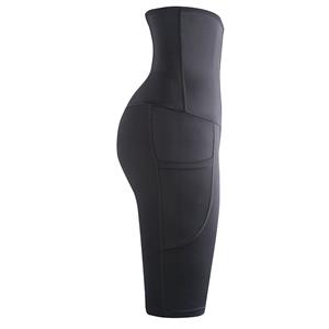 Fashion Black High Waist Shaping Tight Shorts Stretchy Underwear Seamless Pants PT22566