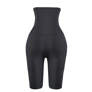 Fashion Black High Waist Shaping Tight Shorts Stretchy Underwear Seamless Pants PT22566