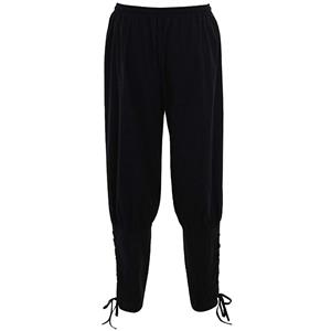 Men's Fashion Elastic High Waisted Costume Jodhpurs Comfort Sweatpants N19049