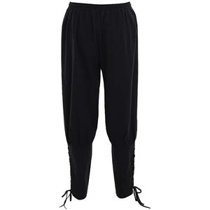 Men's Fashion Elastic High Waisted Costume Jodhpurs Comfort Sweatpants N19049