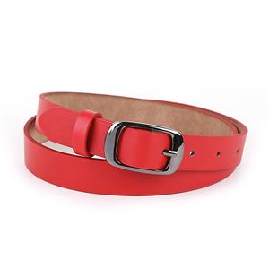 Fashion PU Leather Alloy Rectangle Buckle Waist Belt Accessory N18779