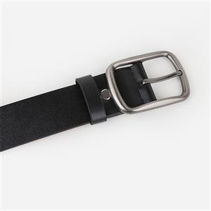 Men's Fashion PU Leather Alloy Square Buckle Cincher Casual Accessory Waist Belt N20143
