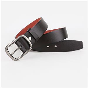 Men's Fashion PU Leather Alloy Square Buckle Cincher Casual Accessory Waist Belt N20144