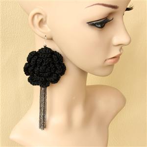 Retro Alloy Earrings, Gothic Style Earrings, Fashion  Earrings for Women, Vintage Tassels Earrings, Casual  Earrings, Vicorian Gothic Earrings, Fashion  Earrings, #J18399