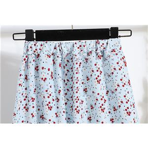 Casual Fashion Floral Print High Waist Flared Long Package Hip A-Line Skirt N21044
