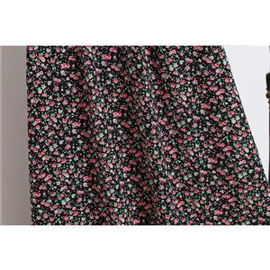 Casual Fashion Floral Print High Waist Flared Long Package Hip A-Line Skirt N21051