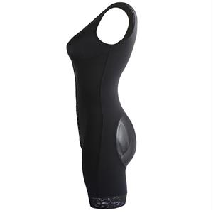 Women's Black Front Hooks Leaking Crotch Butt Lifter Shapewear Thigh Slimmer PT23250