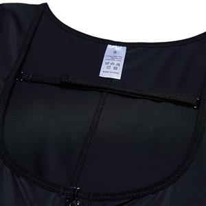 Women's Black Front Zipper Leaking Crotch Butt Lifter Shapewear Thigh Slimmer PT23252