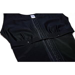 Women's Black Front Hooks Leaking Crotch Butt Lifter Shapewear Thigh Slimmer PT23255