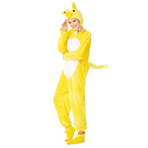 3pcs Unisex Funny Weasel Animal Circus Bodysuit Cosplay Pajama Halloween Costume N19425