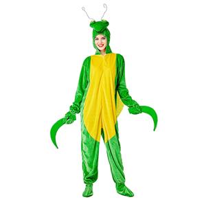 3pcs Unisex Funny Razor Mantis Animal Bodysuit Pajama Adult Cosplay Halloween Costume N20733