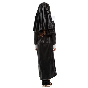 Sexy Nun Cosplay Robe Children Halloween Party Theatrical Masquerade Costume N22952