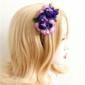 Girly Flower Wreath Wedding Party Hair Hoop J12837