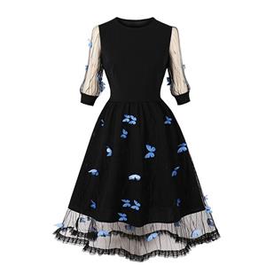Retro Dresses for Women 1960, Vintage Cocktail Party Dress, Fashion Casual Office Lady Dress, Retro Party Dresses for Women 1960, Vintage Dresses 1950's, Plus Size Dress, Fashion Summer Day Dress, Vintage Spring Dresses for Women, #N21582
