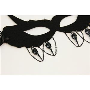 Gothic Devil Horns Adult Queen Masquerade Demon Halloween Stars Anime Cosplay Eye Mask MS21444