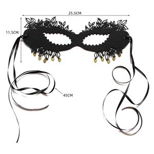 Gothic Black Queen Noble Masquerade Adult Halloween Devil Anime Cosplay Eye Mask MS21685