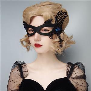 Gothic Black Queen Noble Masquerade Adult Halloween Princess Anime Cosplay Eye Mask MS21686