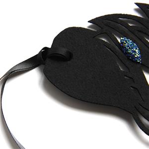 Gothic Black Queen Noble Masquerade Adult Halloween Princess Anime Cosplay Eye Mask MS21686