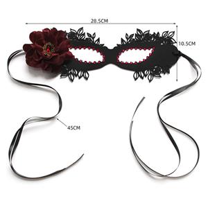 Gothic Red Rose and Ruby Sexy Queen Masquerade Adult Halloween Anime Cosplay Eye Mask MS21688