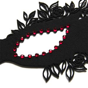 Gothic Red Rose and Ruby Sexy Queen Masquerade Adult Halloween Anime Cosplay Eye Mask MS21688