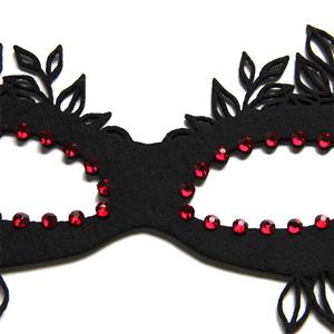 Gothic Red Rose and Ruby Sexy Queen Masquerade Adult Halloween Anime Cosplay Eye Mask MS21688