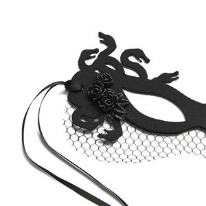 Sexy Medusa Evil Snake Queen Masquerade Adult Halloween Anime Cosplay Eye Mask MS21799