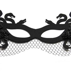 Sexy Medusa Evil Snake Queen Masquerade Adult Halloween Anime Cosplay Eye Mask MS21799