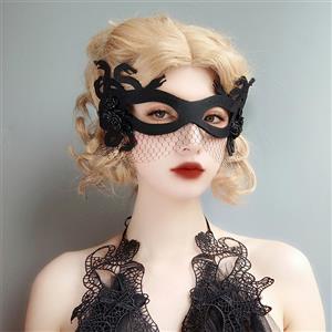 Sexy Medusa Evil Snake Queen Masquerade Adult Halloween Anime Cosplay Eye Mask MS21799