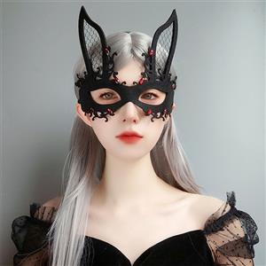 Sexy Evil Bunny Masquerade Adult Nightclub Dancer Halloween Anime Cosplay Eye Mask MS21800