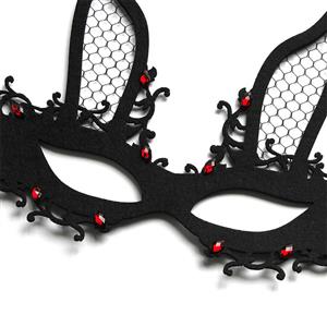 Sexy Evil Bunny Masquerade Adult Nightclub Dancer Halloween Anime Cosplay Eye Mask MS21800