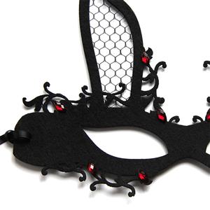 Sexy Evil Bunny Masquerade Adult Nightclub Dancer Halloween Anime Cosplay Eye Mask MS21800