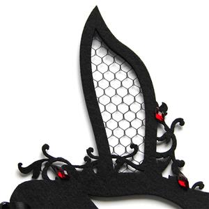 Sexy Evil Bunny Masquerade Adult Nightclub Dancer Halloween Anime Cosplay Eye Mask MS21800