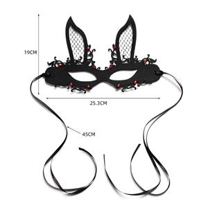 Sexy Evil Bunny Masquerade Adult Nightclub Dancer Halloween Anime Cosplay Eye Mask MS21800