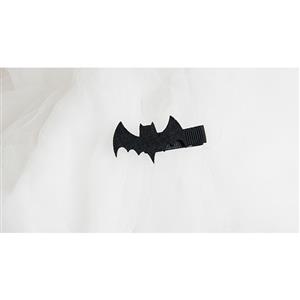 Gothic Black Little Bat Hairpin Halloween Decoration J18395