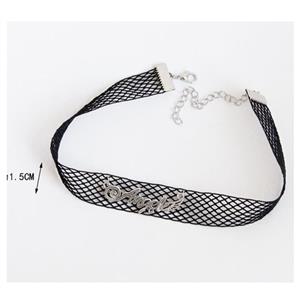 Gothic Vintage Vampire Netted Choker Necklace J17367