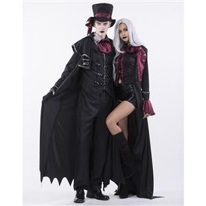 Gothic Adult Halloween Vampire Dressed to Kill Couple Costume N14770