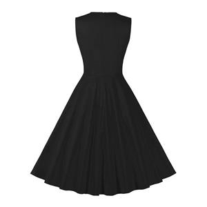 Gothic Vintage Plaid Sleeveless Dress for Halloween N237807