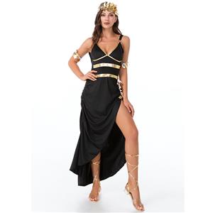 Sexy Egyptian Queen Cleopatra Cosplay Dress Greek Mythology Goddess Halloween Costume N21447