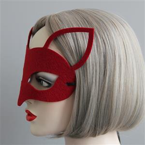 Adult Halloween Masquerade Party Fox Half Mask MS13005
